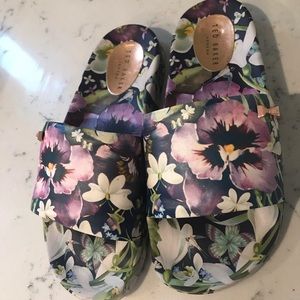 Ted Baker Floral Slides